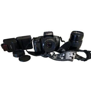 Canon EOS 750 SLR Camera with 35-55M Lens w/ Extra Sigma Zoom -a Lens 35-135mm